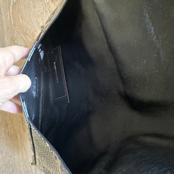 BCBGMAXAZRIA Faux Snakeskin Envelope Clutch - Picture 13 of 14